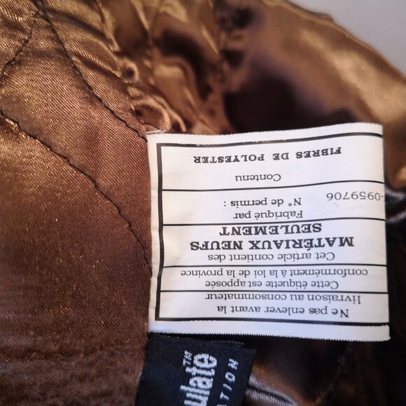 Danier Leather Ladies Dark Brown Full Zip with Toggle Buttons Coat - Picture 8 of 14